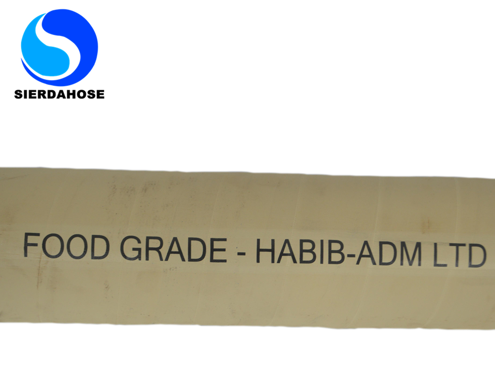rubber food discharge hose